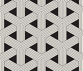 Vector seamless pattern. Modern stylish abstract texture. Repeating geometric tiles