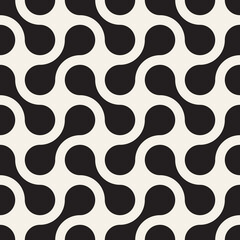 Vector seamless pattern. Modern stylish abstract texture. Repeating geometric tiles