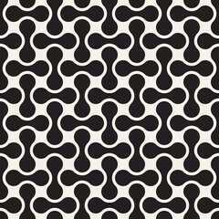 Vector seamless pattern. Modern stylish abstract texture. Repeating geometric tiles
