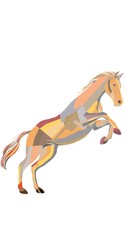 illustration of horse in Wpap style © julpian