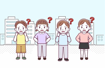 仲良しの子どもたち