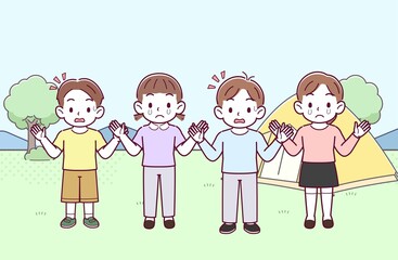 4人の子どもたち