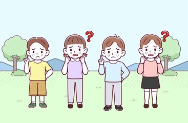 仲良しの子どもたち