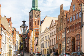 Fototapeta na wymiar Altstadt der Hansestadt Lübeck