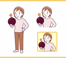 Girl in pink long sleeves