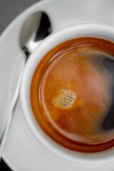 Fresh Cup of Coffee at Breakfast break