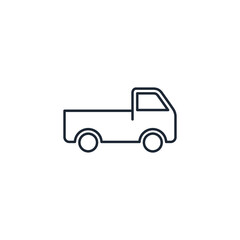 Obraz na płótnie Canvas truck icon delivery symbol design element