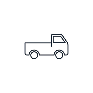 truck icon delivery symbol design element