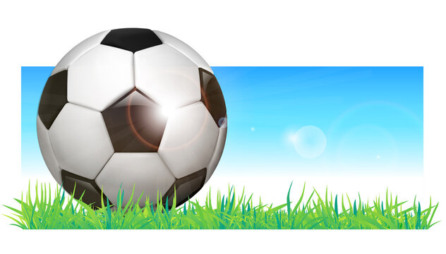 Football ball. Soccer ball. Vector illustration