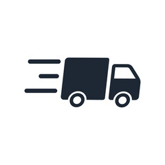 truck icon delivery symbol design element