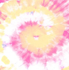 Pink Psychedelic Kaleidoscope. Tye Round Artwork.