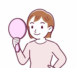 Girl in pink long sleeves