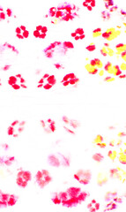 Minimal Tropical Cheetah. Jungle Red Camouflage