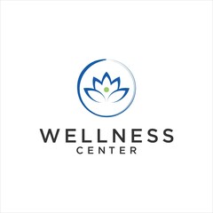 Elegant Lotus Flower Logo Design for Wellness, Yoga, and Spa Branding