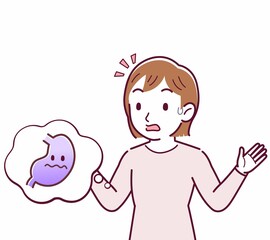 Obraz premium Girl in pink long sleeves