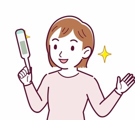 Girl in pink long sleeves