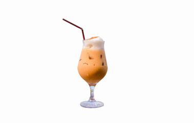 cappuchino coffee,Cup of cappuchino coffee isolated on white background