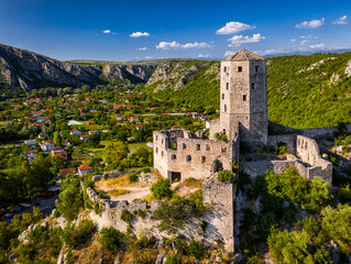 Počitelj - town on the hill, Bosnia and Herzegovina