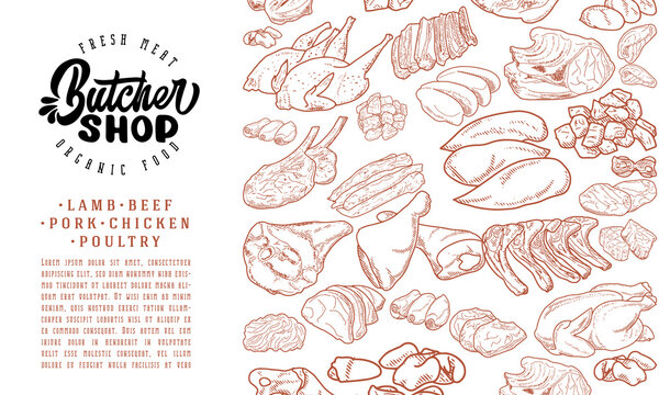 Butcher shop frame