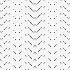 Minimal same pattern with zig zag lines. Vector.