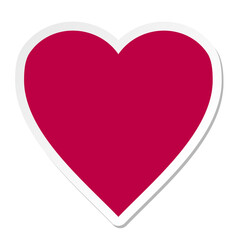 heart symbol sticker