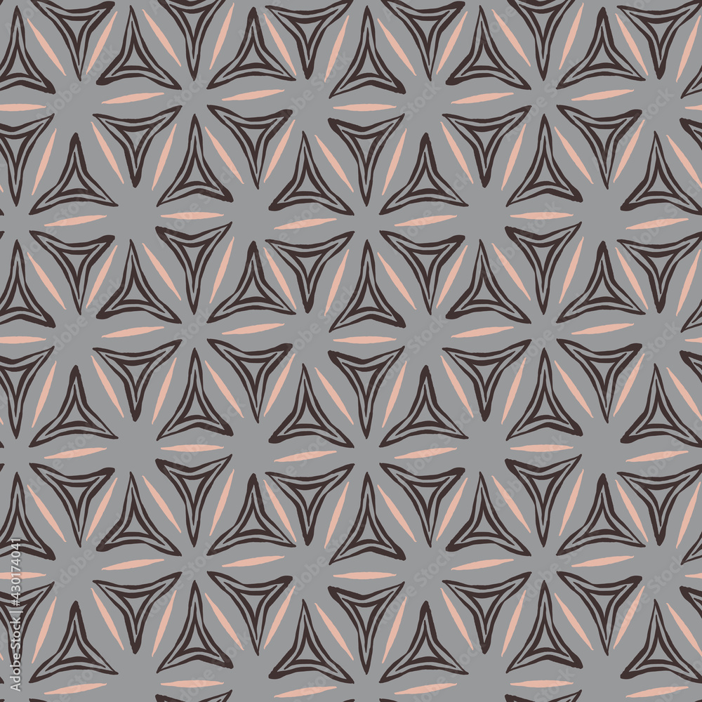 Poster vector seamless fantasy repeat pattern print background