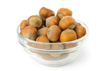 Hazelnuts in bowl