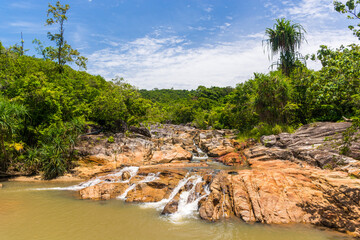 Than Sadet Waterfall on island Koh Phangan in Thailand