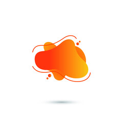 liquid style background simple design element