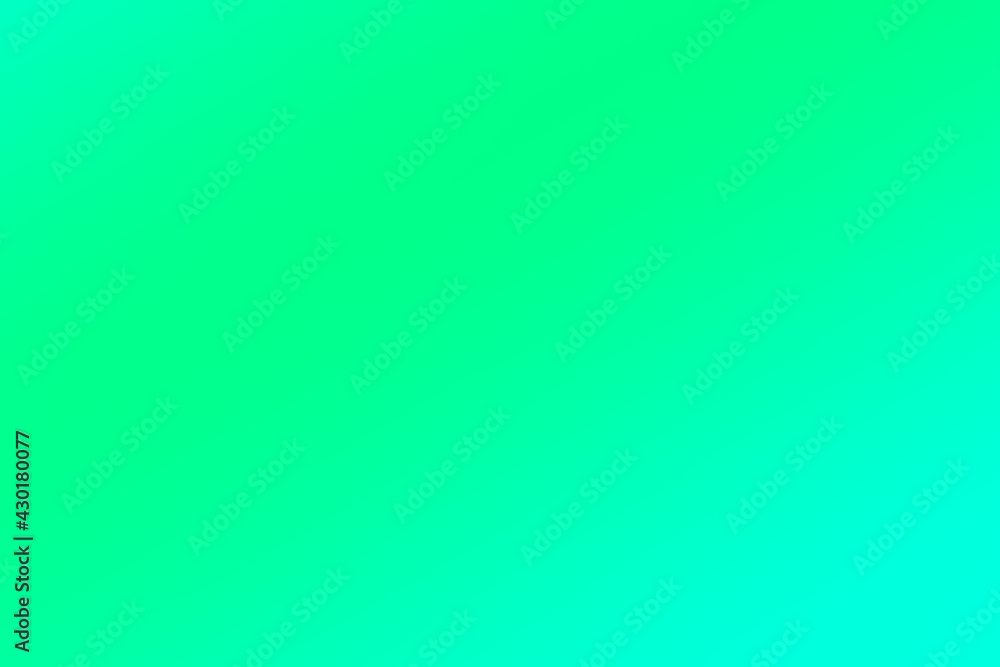 Wall mural gradient with green and blue color. modern texture background, degrading fragments, smooth shape tra