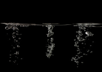 collection water bubble white oxygen air, in underwater clear liquid with bubbles flowing up on the...
