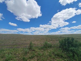 landscape with clouds