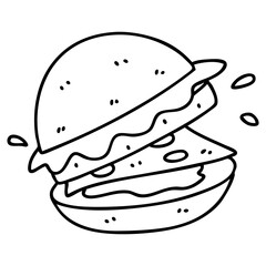 a tasty burger