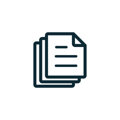 document icon vector logo template