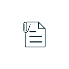 document icon vector logo template