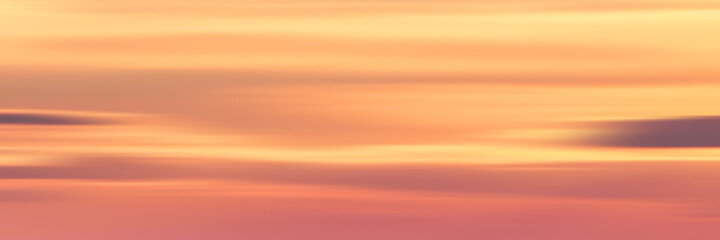 Obraz premium Panoramic view of the sunset sky, vector background, EPS10 