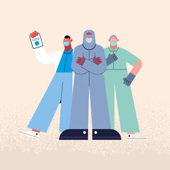 professionals doctors staff