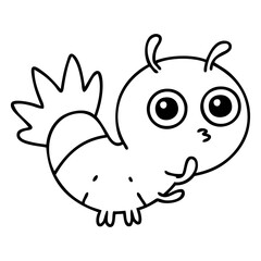 cute cartoon glow bug