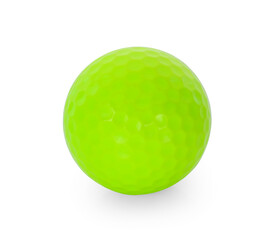 Golf ball isolated on white background.