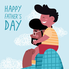 fathers day lettering