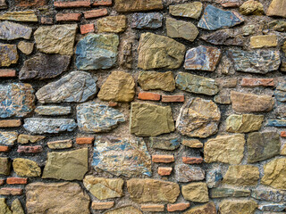 Background of old bricks and stones