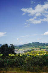 landscape in the mountains