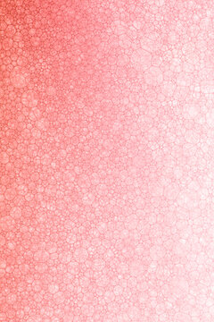 Red bubbles abstract,Macro close up of soap bubbles,Abstract Background of Oil Bubbles on Water Surface pink salmon colorful palette. Macro close-up shot.