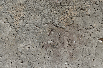 Porous old concrete plastered wall texture