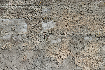 Porous old concrete plastered wall texture