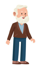 grandfather bearded character