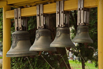 Street belfry at an Orthodox church.
