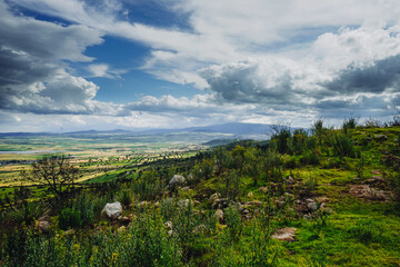 landscape with sky and clouds