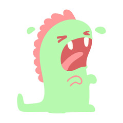 crying dinosaur