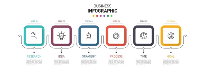 Infographic design with icons and 5 options or steps. Thin line vector. Infographics business concept. Can be used for info graphics, flow charts, presentations, web sites, banners, printed materials.